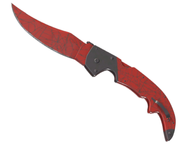 ★ Falchion Knife | Crimson Web ( Minimal Wear)