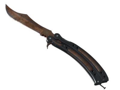 ★ Butterfly Knife | Rust Coat ( Battle-Scarred)