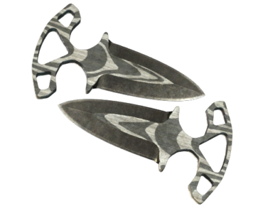 ★ Shadow Daggers | Black Laminate ( Battle-Scarred)