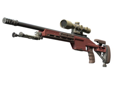 SSG 08 | Red Stone ( Minimal Wear)