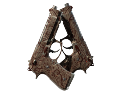 Dual Berettas | Pyre ( Well-Worn)