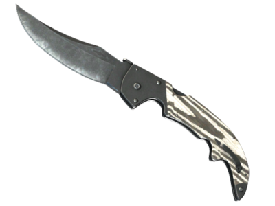 ★ Falchion Knife | Black Laminate ( Minimal Wear)