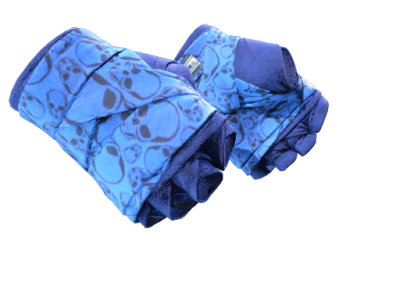 Hand Wraps | Cobalt Skulls ( Minimal Wear)
